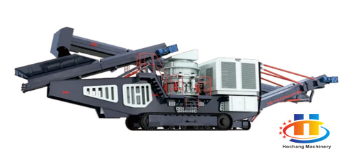 Tracked Cone crushing plant